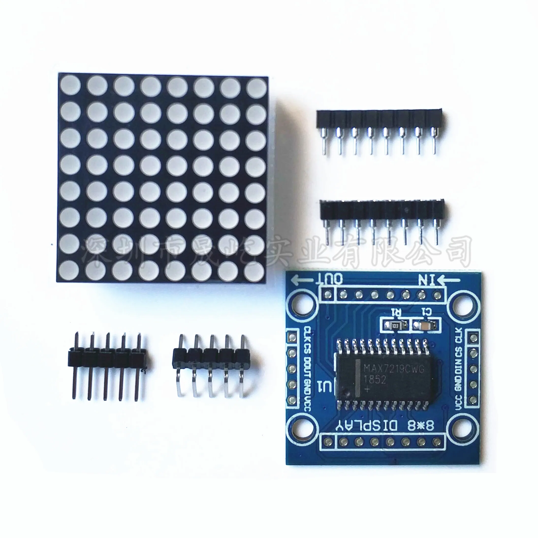 MAX7219 Светодиодный точечный матричный модуль 51/STM32 однокристальный