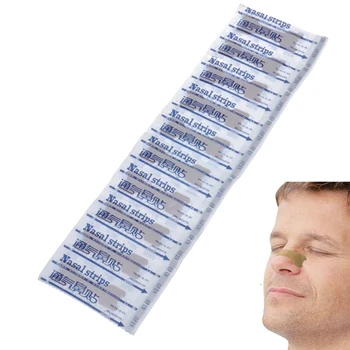 

10 Pcs/Set Breathe Better Nasal Strips Right Way To Stop Snoring Home Use Anti Snoring Strips Breathe Health Care Accessories