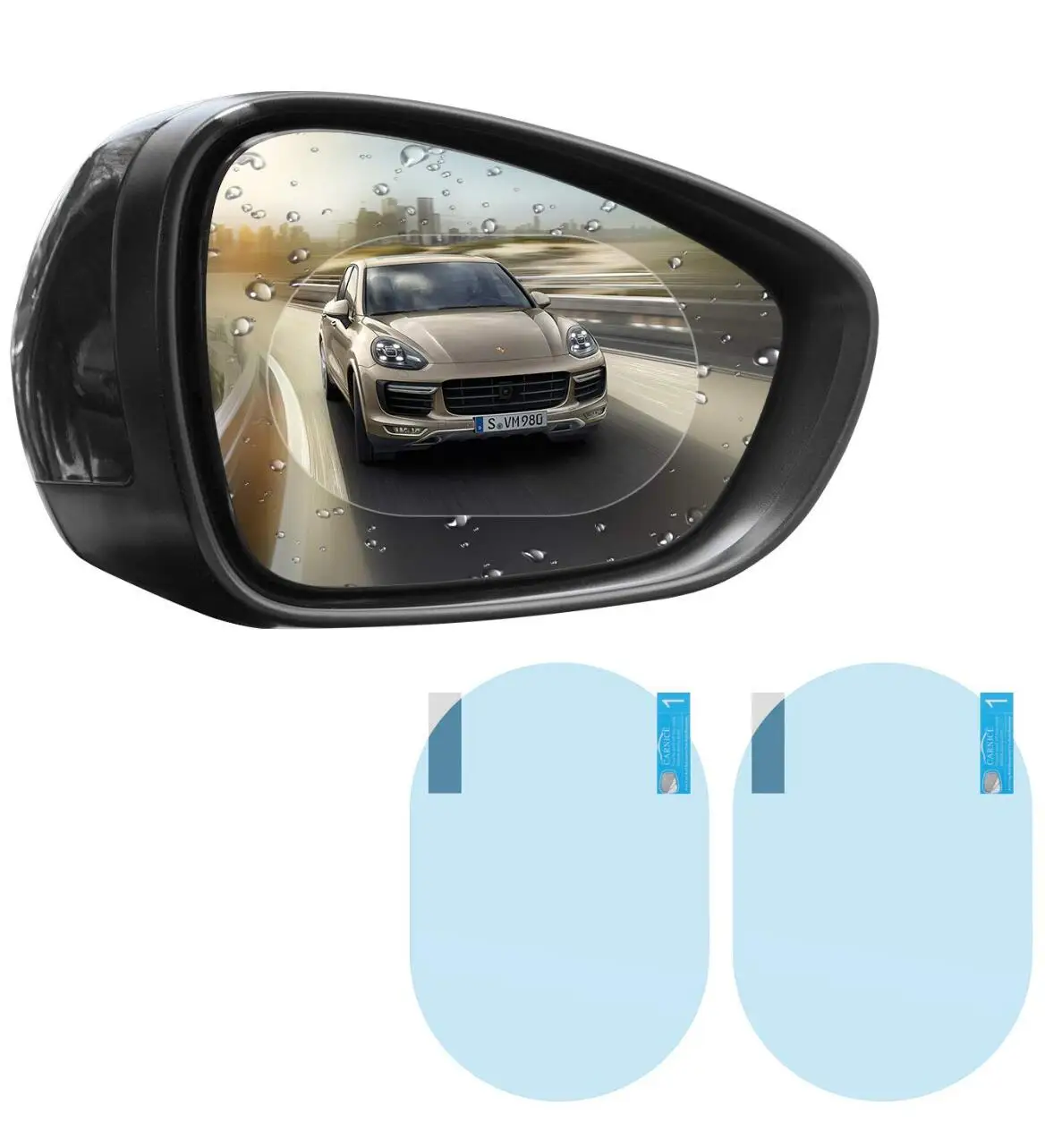 Противотуманная зеркальная защитная пленка для окон volvo s60 skoda vw t5 ford focus 3 kia rio