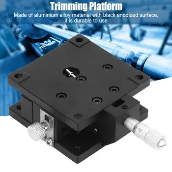 

Fine-tuning Linear Stages SEMZA-60T Trimming Platform Slide Table Fine Tuning Bearing Vertical Linear Stage 60*60*30mm