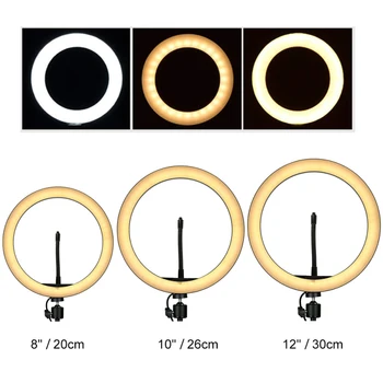 

8/10/12 USB LED Selfie Ring Light for Iphone Supplementary Lighting Selfie Enhancing Fill Light For Phones