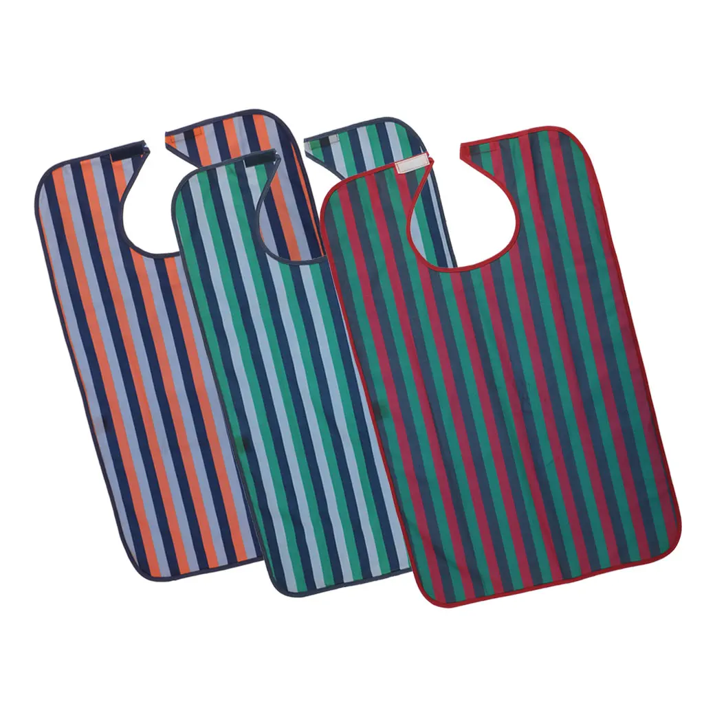 

Reusable PVC Eating Bib Dining Clothing Protector For Elderly Patient