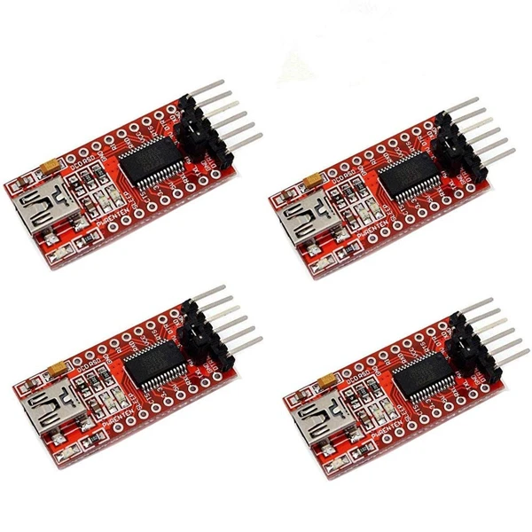 3.3V 5V FT232RL FTDI USB to TTL Serial Converter Adapter Module for Arduino Debugger(4Pcs) | Электроника