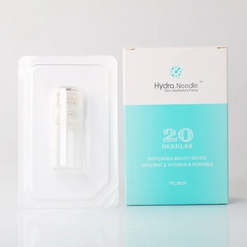 

Hydra Roller Titanium needle Gold Tips MezoRoller Bottle for Hyaluronic Acid Skin care Essence in stock