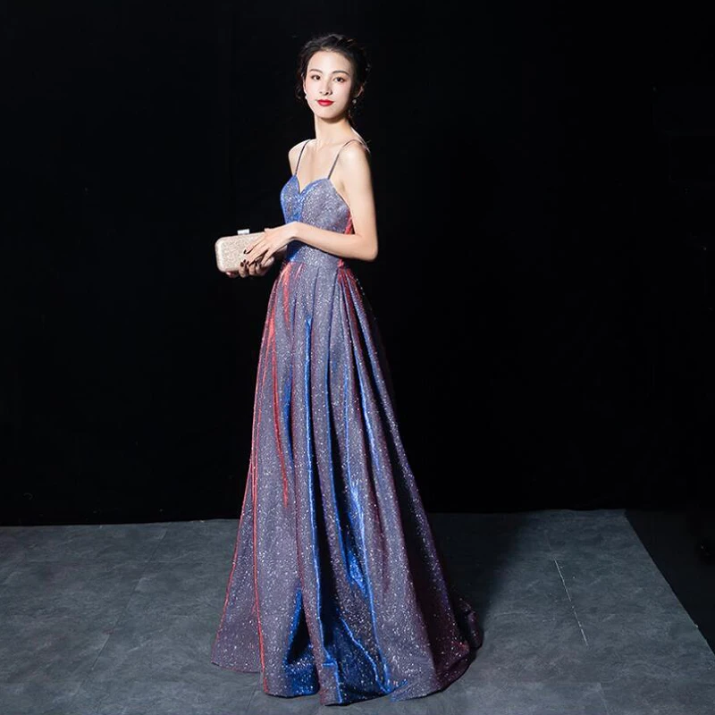 Платье для выпускного вечера милое на тонких бретельках Vestidos de gala с открытыми плечами женские вечерние ночные платья без рукавов Выпускные платья
