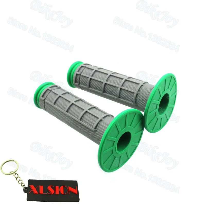 7/8 ''22 мм ручки для Honda CRF250R CR125 Suzuki RM125 RMZ250 Kawasaki KX125 Yamaha YZ250 KTM Dirt Pit Bike - Цвет: Green