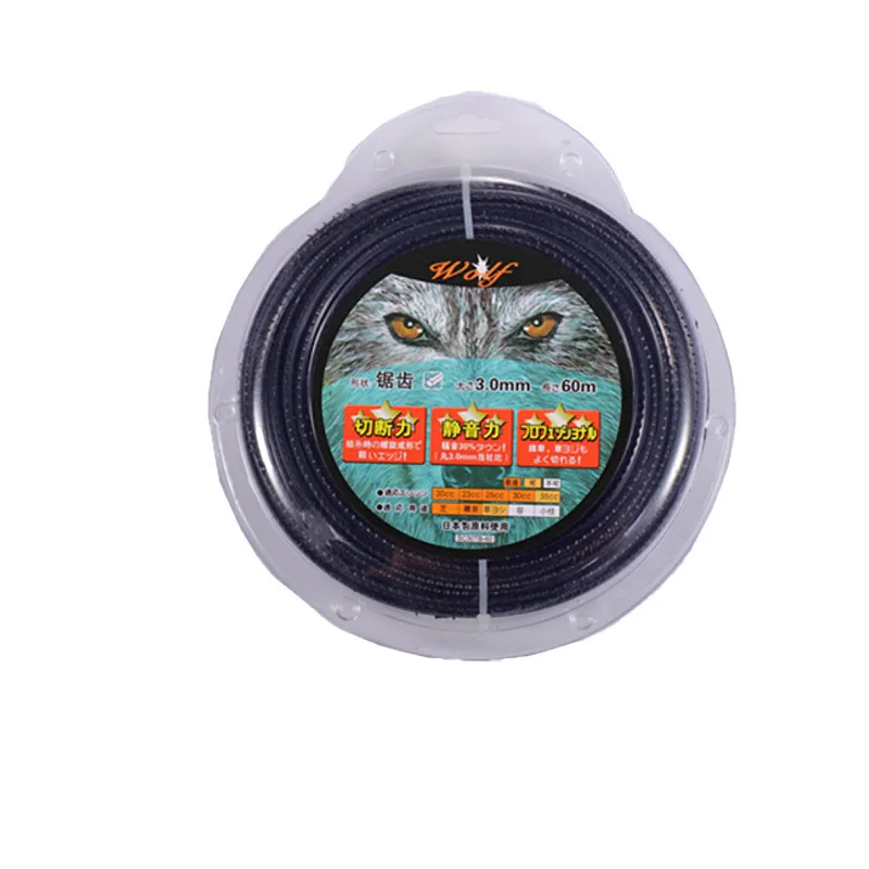 3.0MM 450G super quality Steel Nylon Grass trimmer line Twist pattern Serrated string trimmer line for weed cutter brush cutter 3.0MM 450G super quality Steel Nylon Grass trimmer line Twist pattern Serrated string trimmer line for weed cutter brush cutter