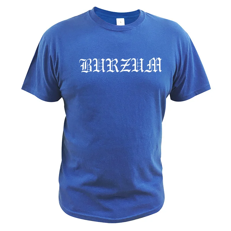 Burzum T Shirt Black Metal Tee Diablo Cool Letter Print Shirt Simple Short Sleeve Breathable O-neck