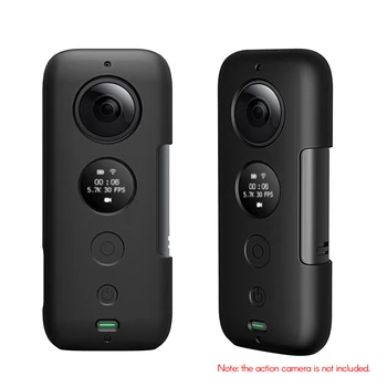

Photography 360 Camera Protective Case High Strength Silicone Protective Case Lens Cover for Insta360 One X Sport Cameras