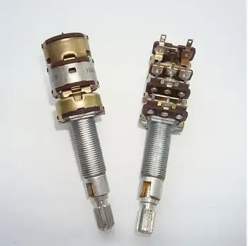 

1pcs/lot Japan switch double A20K with switch double shaft single 20K 16 type potentiometer