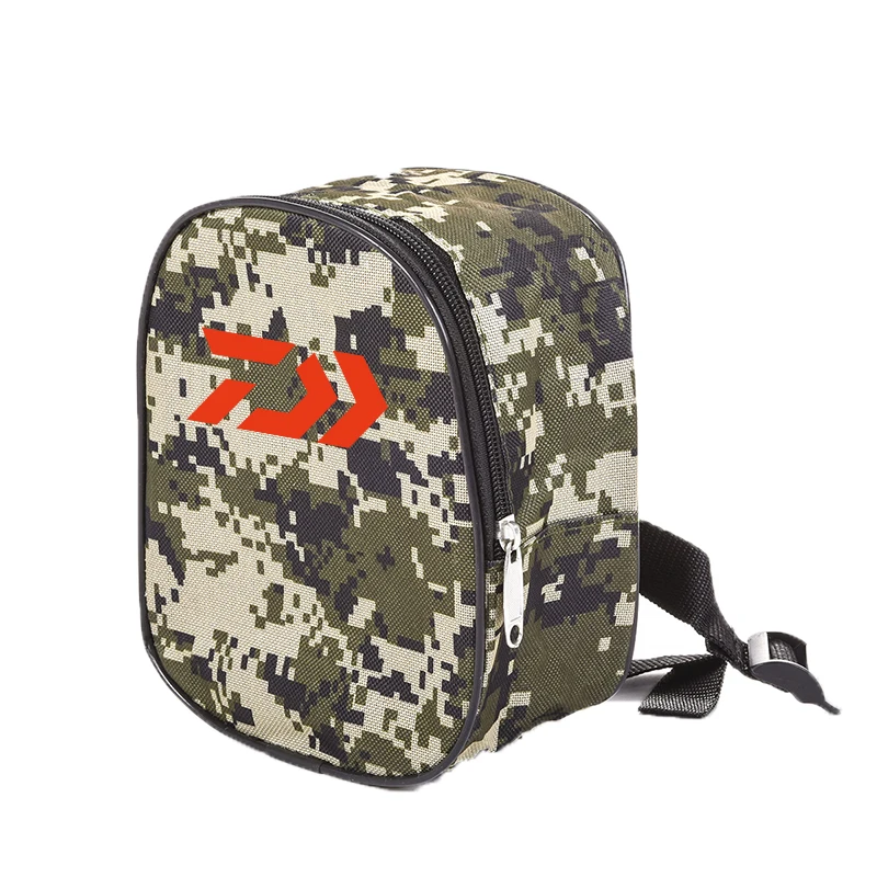 Камуфляжная Рыболовная катушка мини сумка Карманный чехол для рыболовных