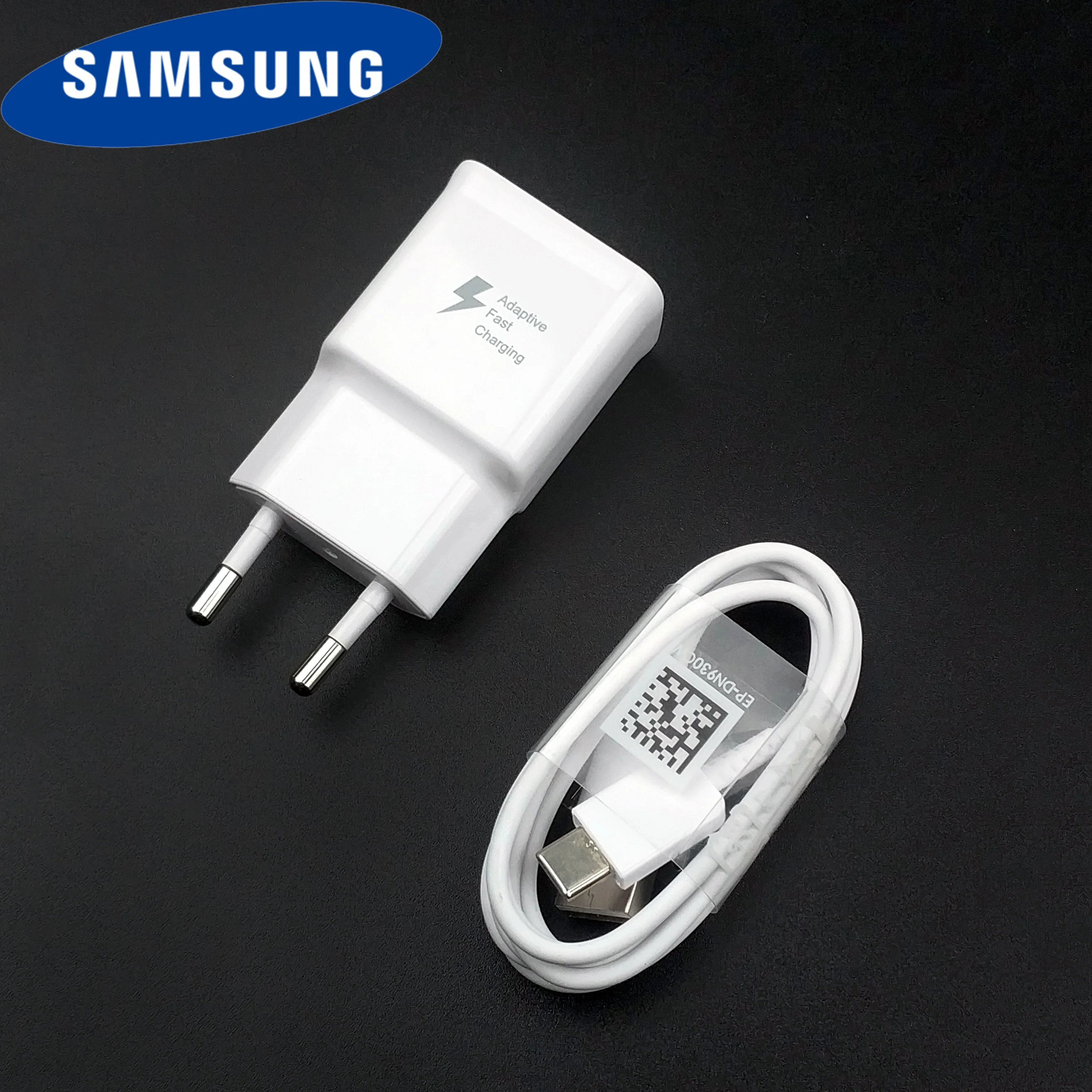 

Samsung Galaxy S9 fast Charger Note 7 8 9 S 10 9 8 Mobilephone AFC quick Travel EU Charge power adapter and Usb type c cable
