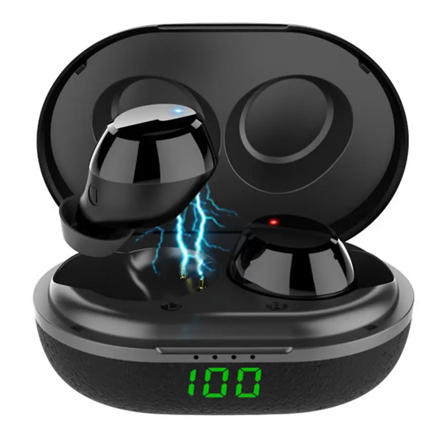 Q12 TWS Беспроводные Bluetooth 5 0 наушники Водонепроницаемая стерео гарнитура HIFI звук с