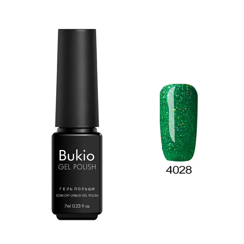 Украшения для ногтей гель лак Bukio с блестящими неоновыми лаками полуперманентные