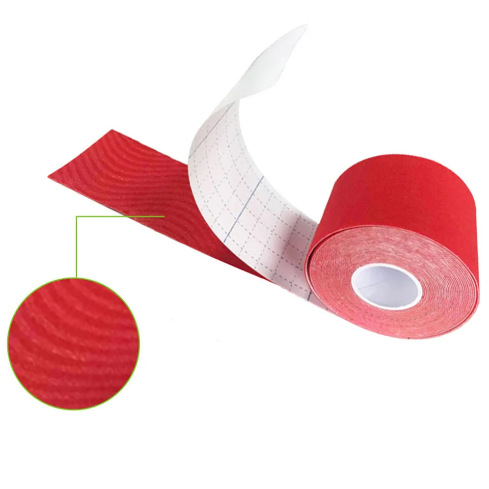 2.5cm*5m High Elastic Sport Fitness Injury Muscle Tapes Bandage Support Kinesiology Tape Knee Pads Support Protector Kinesiologe
