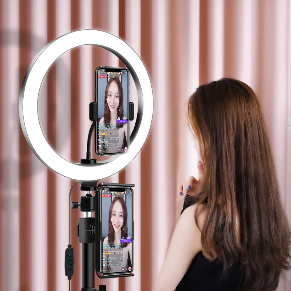 Goedkoop Mamne 10 Inch Ring Licht Led Dimbare Video Studio Selfie Fotografie Verlichting Op Youtube Live Streaming Voor Ipad Met Statief