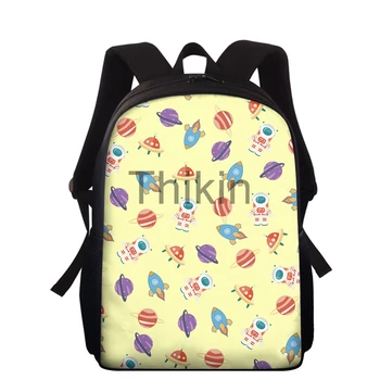 

Teenagers School Bags Boys And Girls Cartoon Astronaut Pattern School Backpack Daypack Work Travel Laptop Backpack Mochila