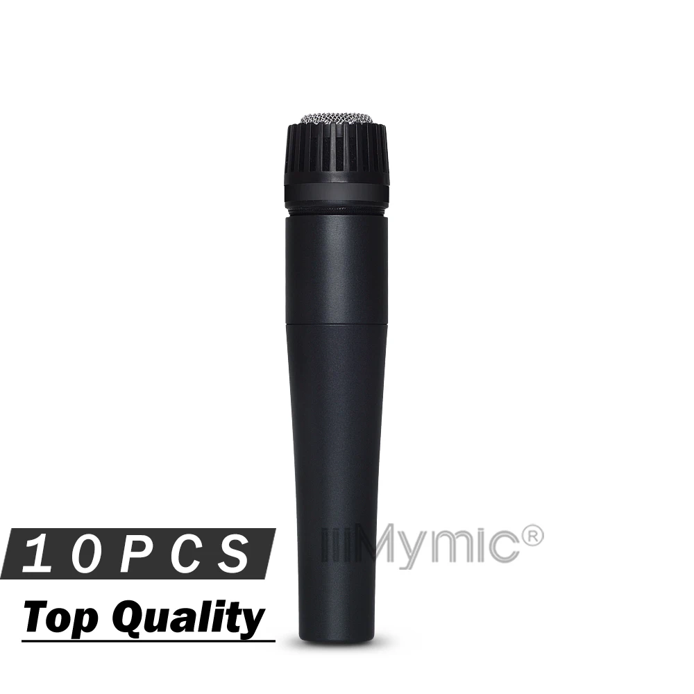 10 шт. высокое качество Динамический инструментальный микрофон 57LC! Профессиональные вокальные Музыкальные инструменты Mic 57LC для студии звукозаписи