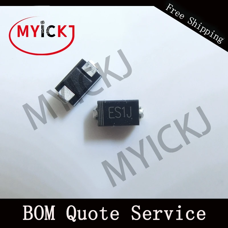 20 шт. ES1J SMD диод поверхностного монтажа SUPERFAST ic-выпрямитель чип | Лампы и освещение