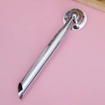 

Desktop Silver Pen Pencil Holder Ball Point Swivel Stand Funnel Foundation Gift Desk Accessory length School Office Desk Supplie