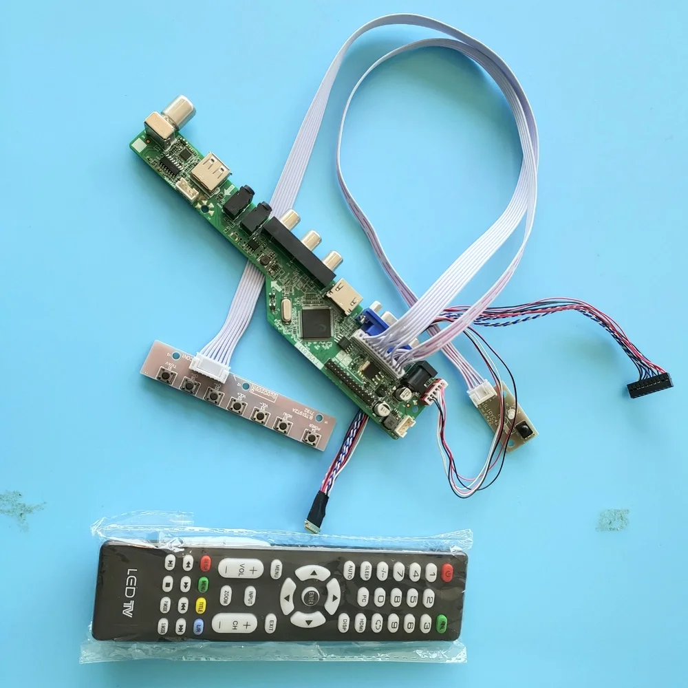 

Контроллер Doard Kit для B116XW03 V0 B116XW03 V2 светодиодный VGA LCD 1366x76 8 TV AV USB Панель удаленный HDMI-совместимый экран