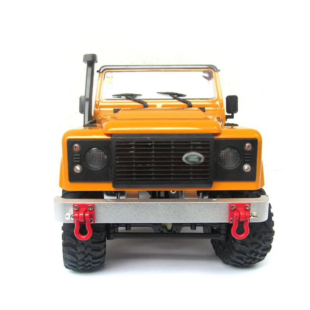 

MN Model 1:12 D90 D91 RC Car Upgrade Parts Metal Front Bumper With Hooks Guard Board Accessories
