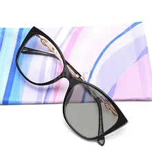 Новые модные женские классические квадратные переходные фотохромные брендовые роскошные очки для чтения кошачьи диоптрические очки FML