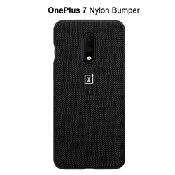 Premium OnePlus Official Protective Case - Genuine Nylon & Sandstone Finish Cover (7 Nylon Bumper)