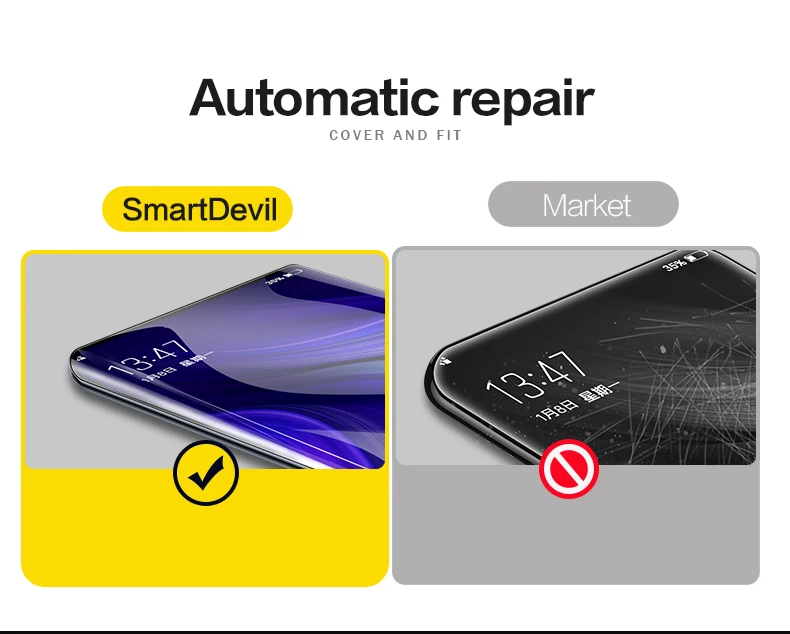 SmartDevil NEX 3 Screen Protector for VIVO NEX 3 Full Cover HD Clear Hydrogel Film NEX 3 high-definition Film