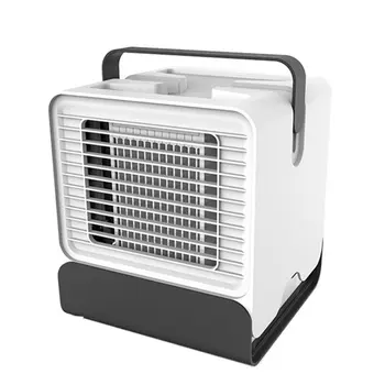 

USB air cooler Mini Portable Air Conditioner Humidifier Purifier Light Desktop Air Cooling Fan for Office Home