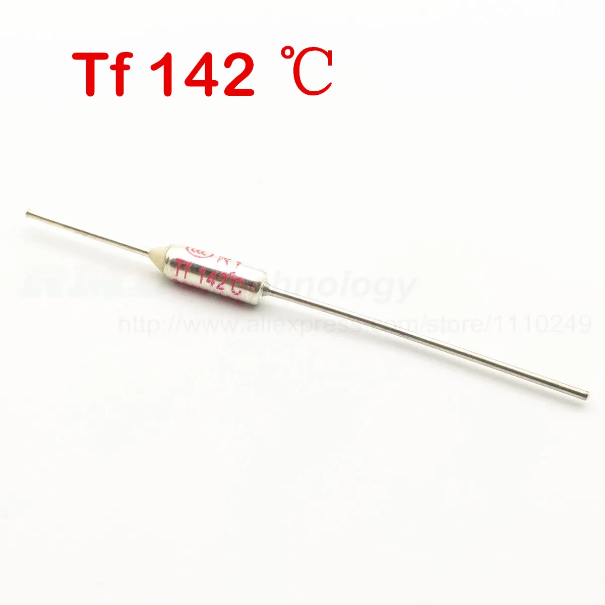 2Pcs AUPO Thermal Fuse Axial TF Cutoff 142℃ 250V 10A BF142