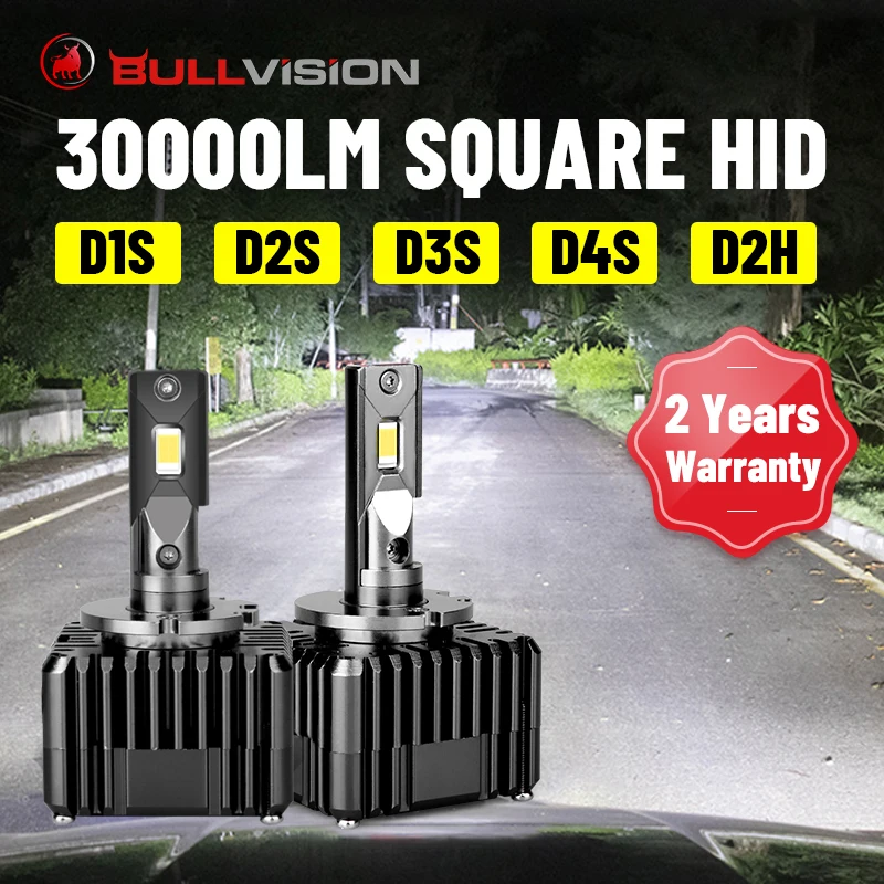 D1S светодиодный ные фары 30000LM CSP чипы HID D2S D3S D4S D5S D8S D1R D2R D3R D4R 6000K 110W Canbus без ошибок