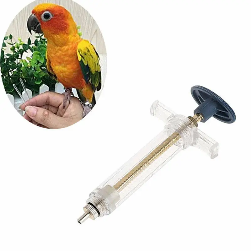 

10ml parrot chick feeder copper head syringe hose bird feeder syringe supplies
