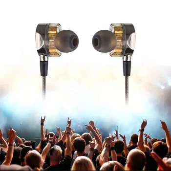 

SOONHUA In-Ear Headset Earphone Wired Earphones Headphone Stereo Headphones Earbuds With Spare Ear Caps For Mobile Phone MP3