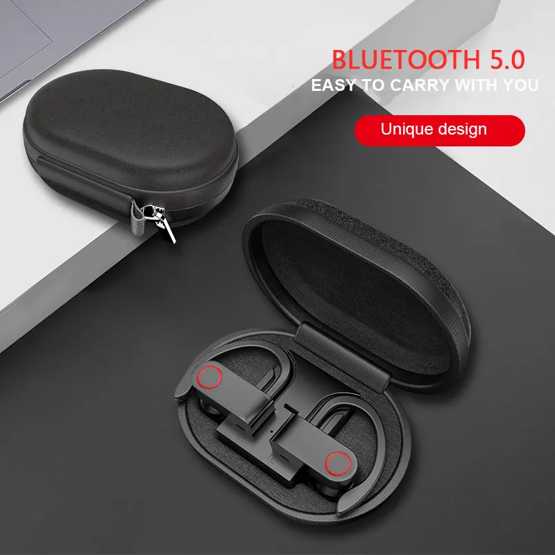 

Ear Hook Earphones TWS A9 Long Battery Life 8 Hours Auto Power On/Off Bluetooth 5.0 Music Sport Waterproof Bilateral Call