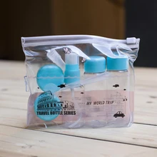 7 шт./компл. путешествия мини макияж косметический крем для лица горшок бутылки Пластик прозрачный пустой тени для век Make Up контейнер бутылку