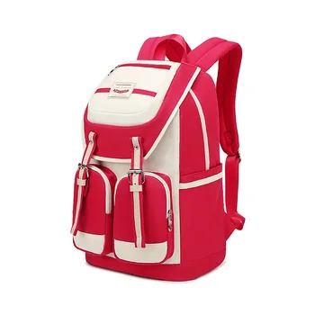 

Fashion Women waterproof nylon Backpacks student Bags female Outdoor Multi-pocket Solid color travel Backpack teenager Girls Bag