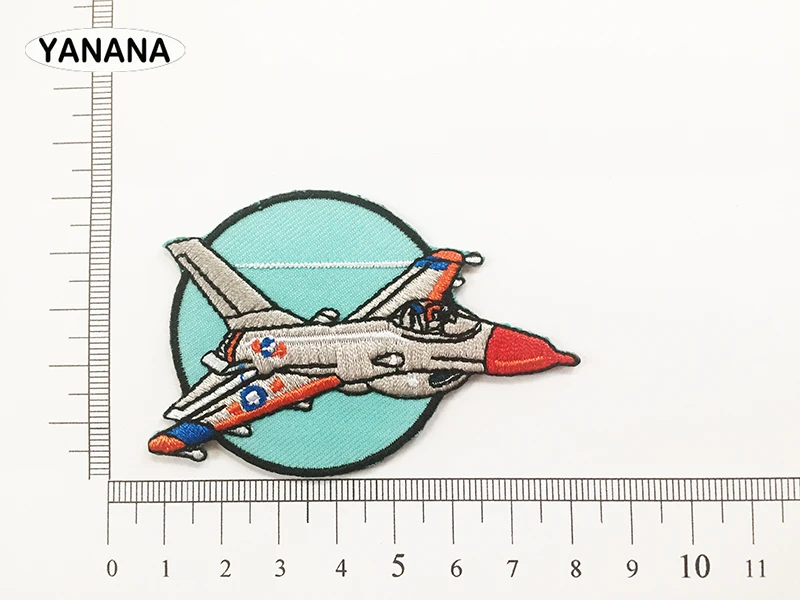 airplane Aircraft Fighter Aeroplane fighter plane jet Badge Iron on stickers Patches for Individual clothing stickers