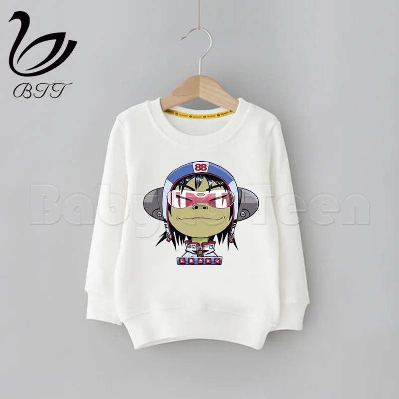 Gorillaz/Детская толстовка с капюшоном изображением рок группы chakahan Noodle Murdoc Russel