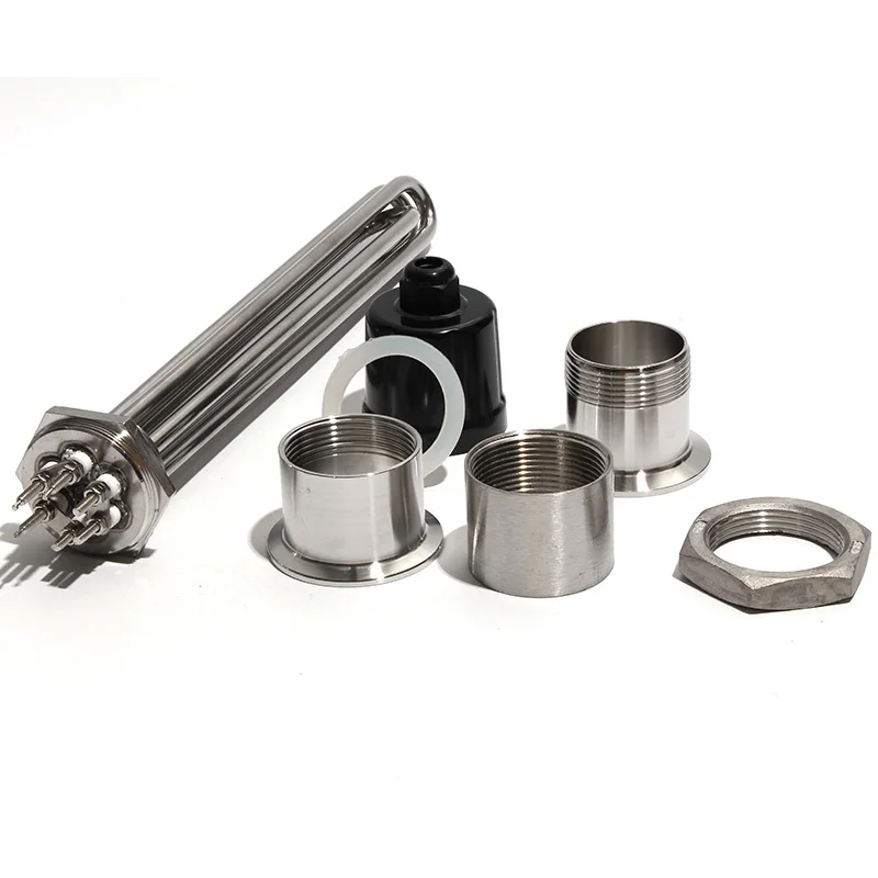 Description Picture 4 of itemLujinxun DN40 1.5" BSP Water Heating Element for Brewery and Distilling Machine with Ground Screw and Probe 220V 380V