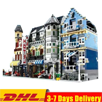 

15002 2133 Pcs Cafe Corner 15007 European Market Street 15008 Green Grocer Building Blocks Toys