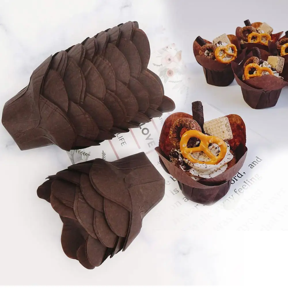 100Pcs Cupcake Muffin Liner Cupcake Holder Muffin Pan Cups Ramekin Holders Home Party Bakery Baking Store Uses