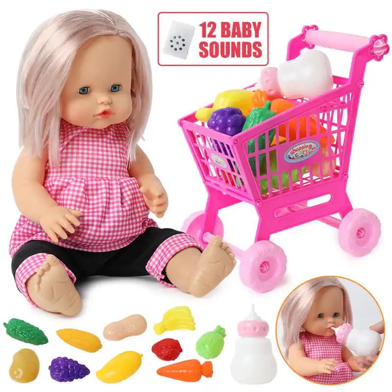 kitchen cart and baby doll toys