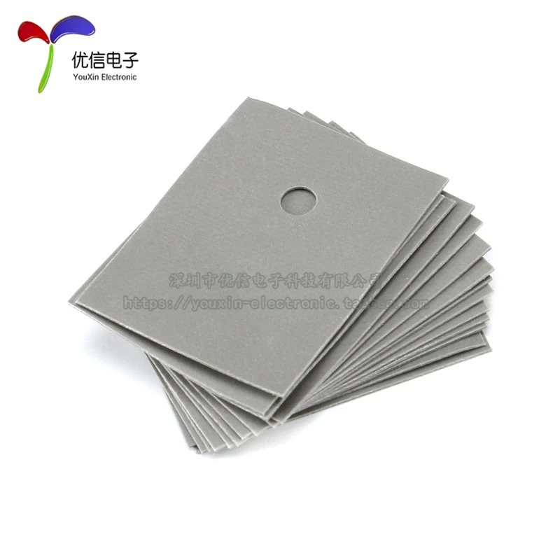 

20pcs hot sale silicone insulation sheet TO-220 13X18MM Transistor Silicon Insulator TO 220 heatsink insulating silica films