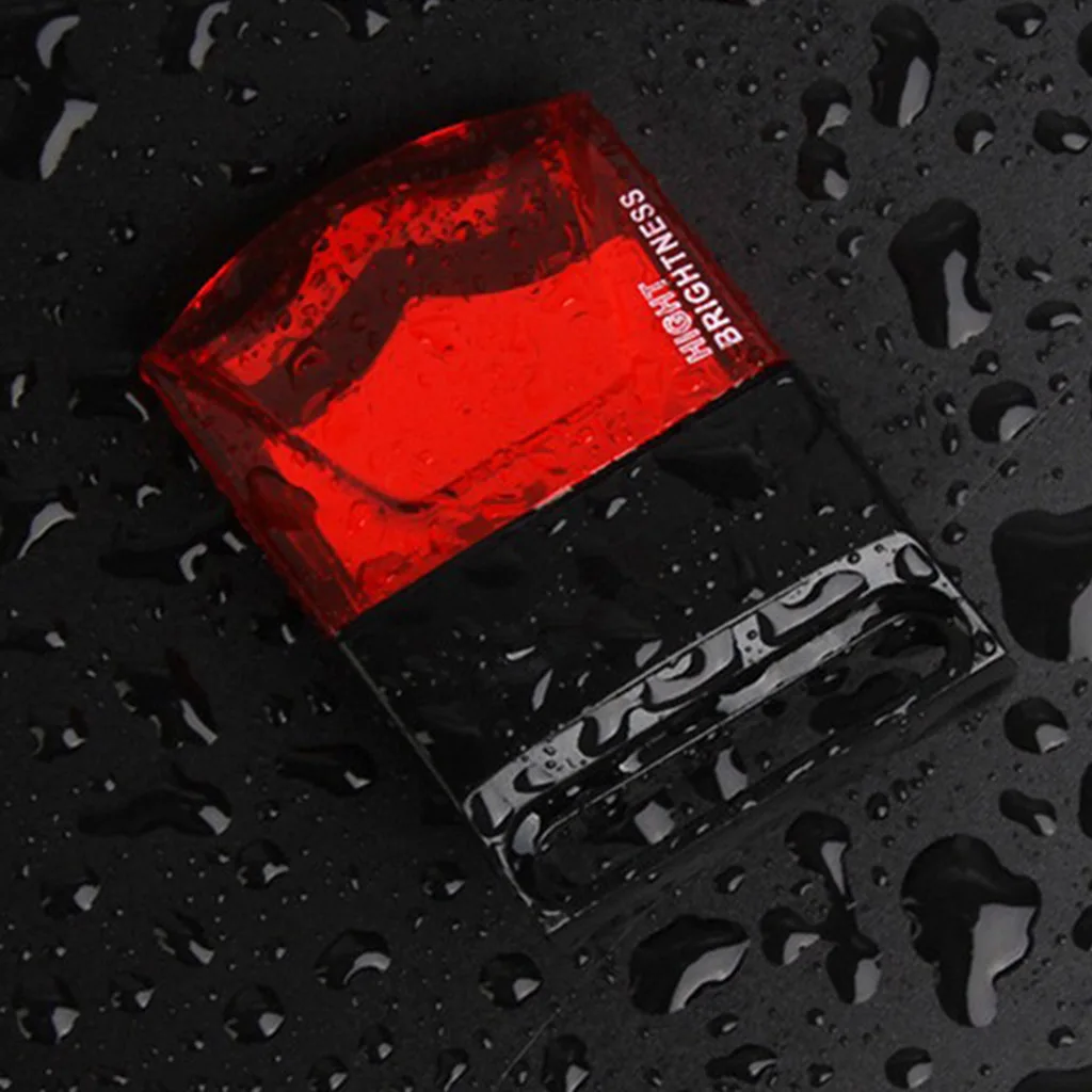 Self-generating LED Bike Bicycle Tail Light Mountain Road Bike Cycling Rear Light Easy to Install for Cycling Safety Flashlight