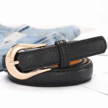 

Leather Belt Women's INS Wind Versitile Fashion Jeans with Simple Decoration Waistband Fine Fashion Belts For Female