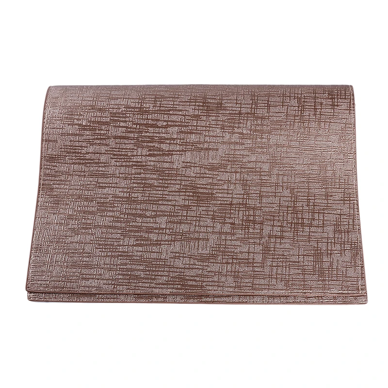 Placemat Coasters Heat-insulated Tableware Leather Decor Kitchen Dinning Bowl Dish Waterproof Pad Table Mat