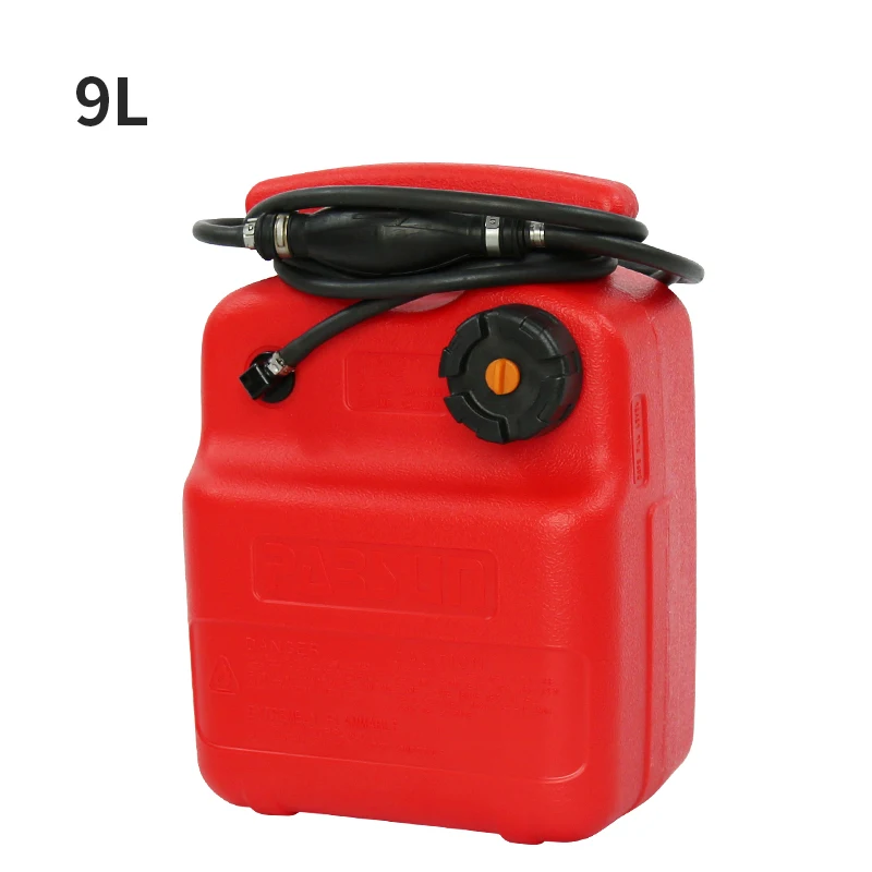 9L/12L/24L Boat Yacht Engine Marine Outboard Fuel Tank Oil Box Thicken Red Portable Anti-static Corrosion-resistant