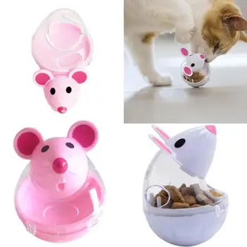 

Educational Pet Tumbler Leakage Feeding Bowl Puzzle Toy Dog Cat Interactive Feeder Ball Puppy Kitten Training Playing Supplies