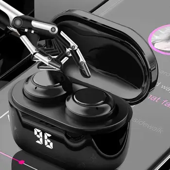 

A6 TWS Mini Wireless Bluetooth 5.0 HiFi Stereo Earphones Headphones with Digital Charge Box